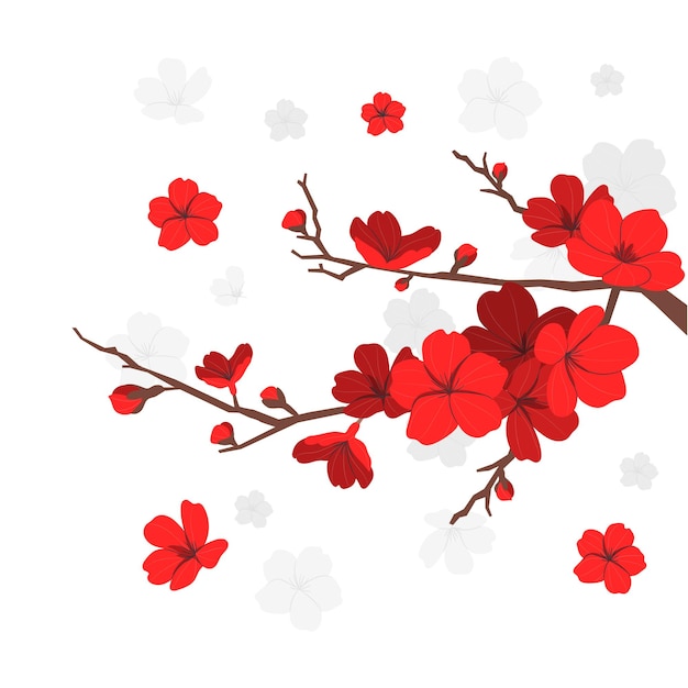 Estético mínimo colorido ramo de flores
