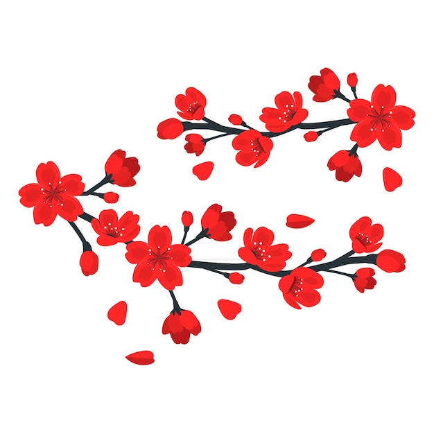 Estético mínimo colorido ramo de flores