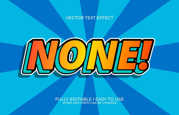 Estilo 3D editable sin efectos de texto