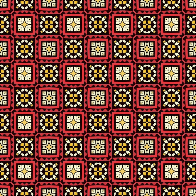 Estilo abstracto de diseño de patrones sin costuras premium