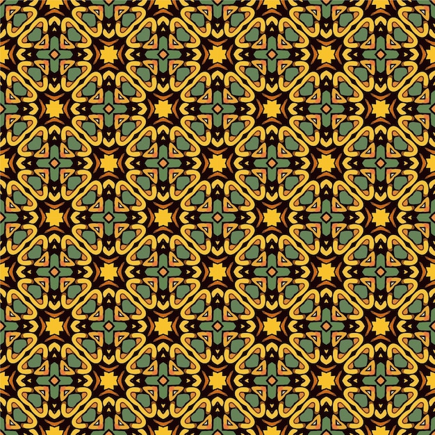 Estilo abstracto de diseño de patrones sin costuras premium