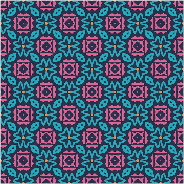 Estilo abstracto de diseño de patrones sin fisuras de color