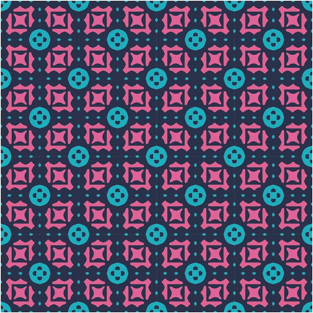 Estilo abstracto de diseño de patrones sin fisuras de color