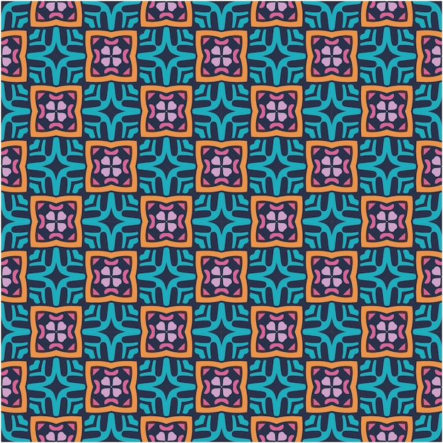 Estilo abstracto de diseño de patrones sin fisuras de color