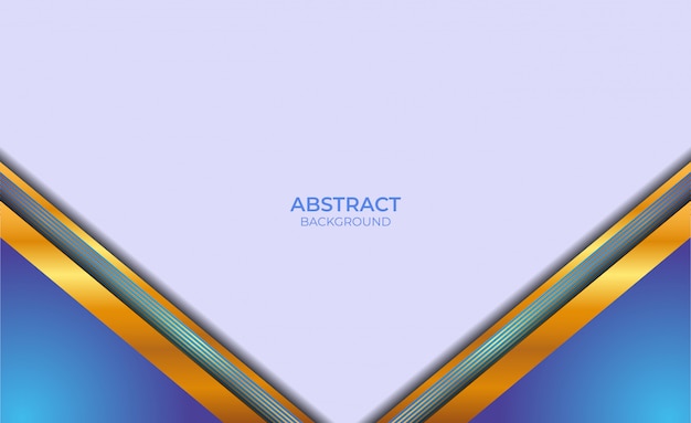 Estilo abstracto fondo azul y oro