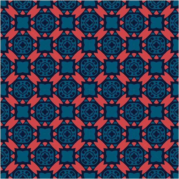 Estilo abstracto del fondo del modelo del motivo del batik