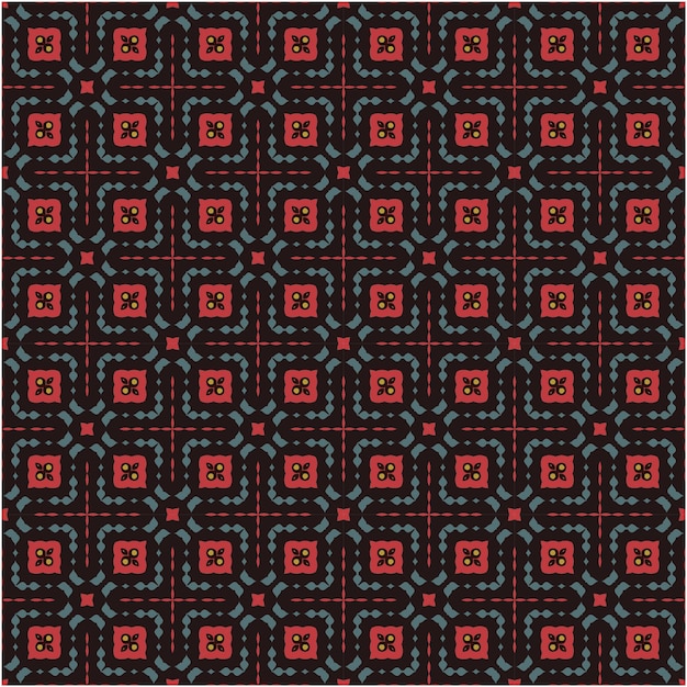 Estilo abstracto del fondo del modelo del motivo del batik