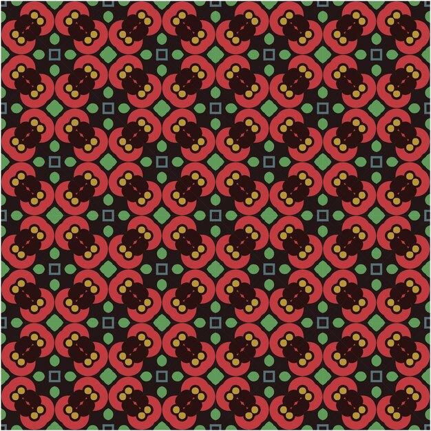 Estilo abstracto del fondo del modelo del motivo del batik