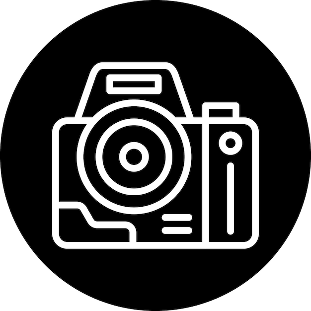 Estilo avanzado del icono de la cámara