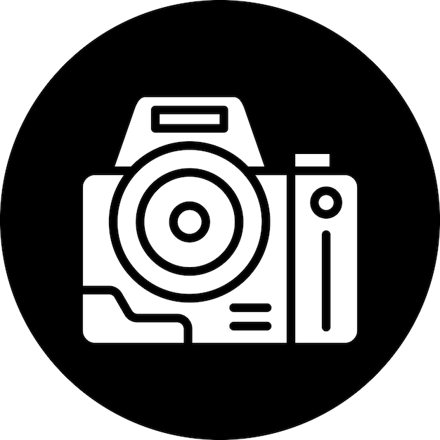 Estilo avanzado del icono de la cámara