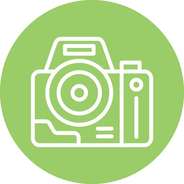 Estilo avanzado del icono de la cámara
