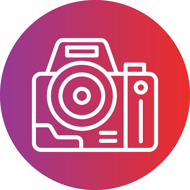Estilo avanzado del icono de la cámara