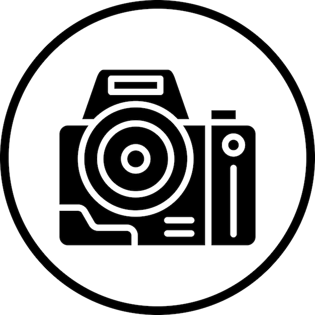 Estilo avanzado del icono de la cámara