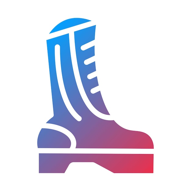 Estilo de las botas del ejército