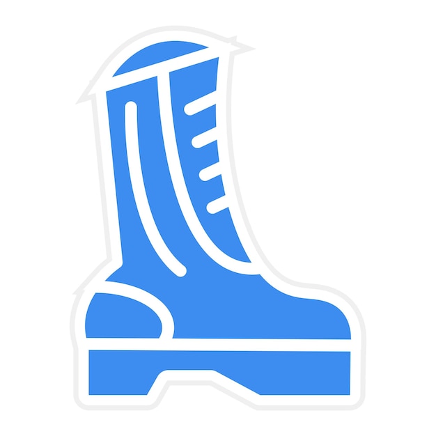 Estilo de las botas del ejército