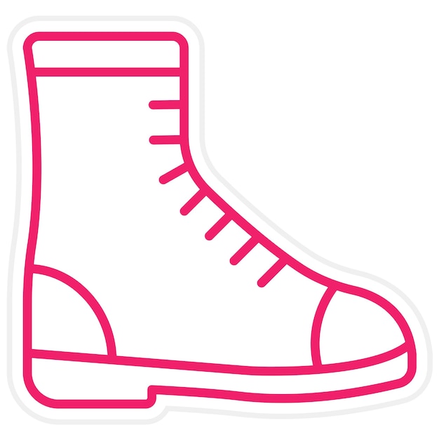 Estilo de las botas del ejército