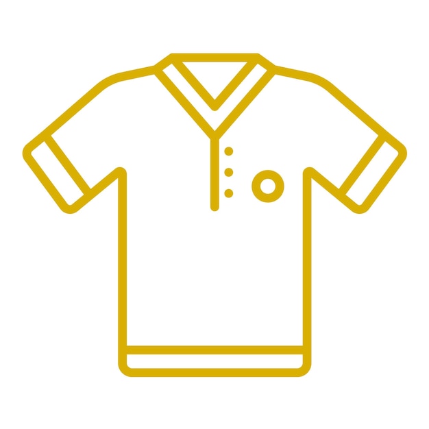 Estilo de la camiseta deportiva del icono