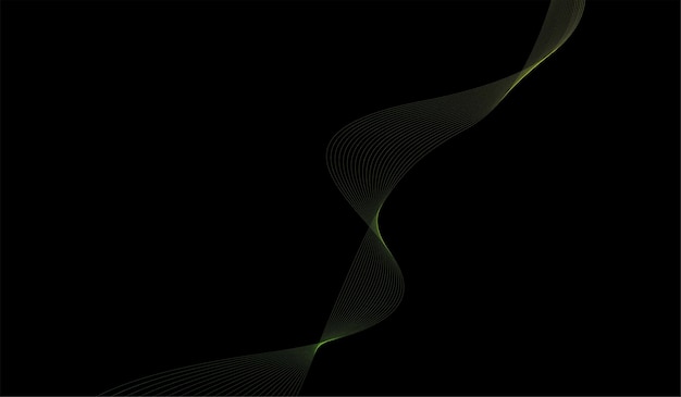Estilo de color minimalista degradado de línea de onda