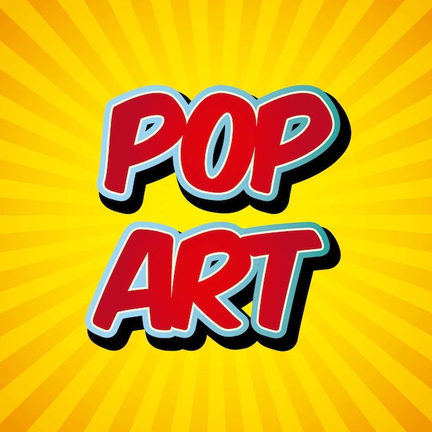 Estilo cómico del arte pop