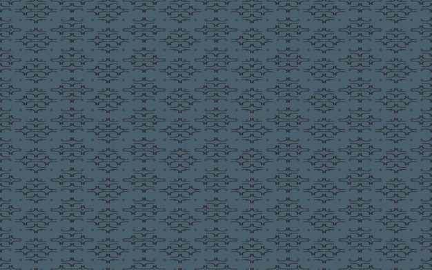 Estilo sin costuras abstracto silueta azul decorativo ornamental geométrico estilo vintage retro