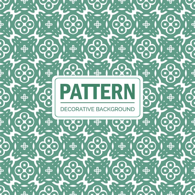 Estilo decorativo de diseño de patrones abstractos simples