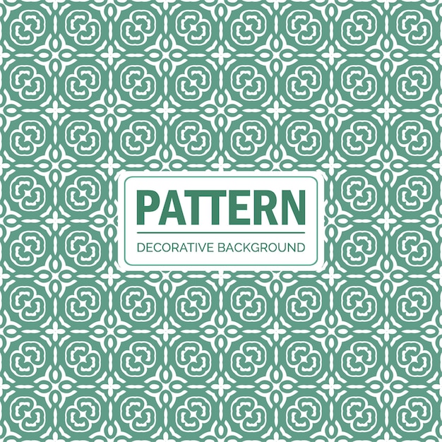 Estilo decorativo de diseño de patrones abstractos simples