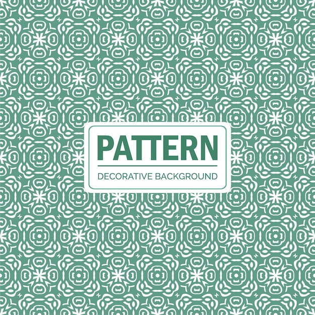 Estilo decorativo de diseño de patrones abstractos simples