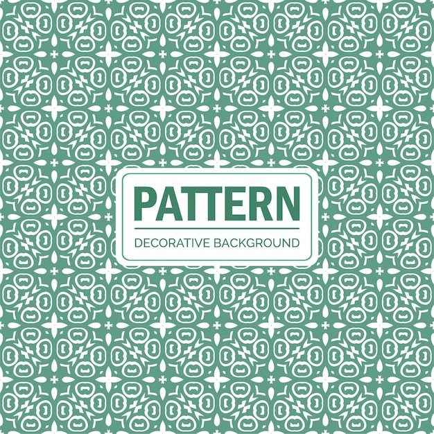 Estilo decorativo de diseño de patrones abstractos simples