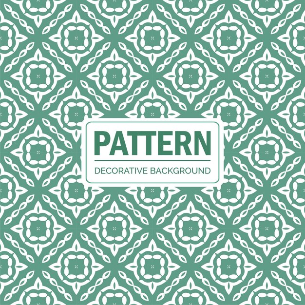 Estilo decorativo de diseño de patrones abstractos simples
