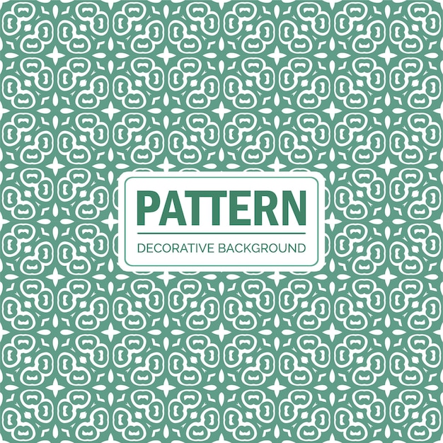 Estilo decorativo de diseño de patrones abstractos simples