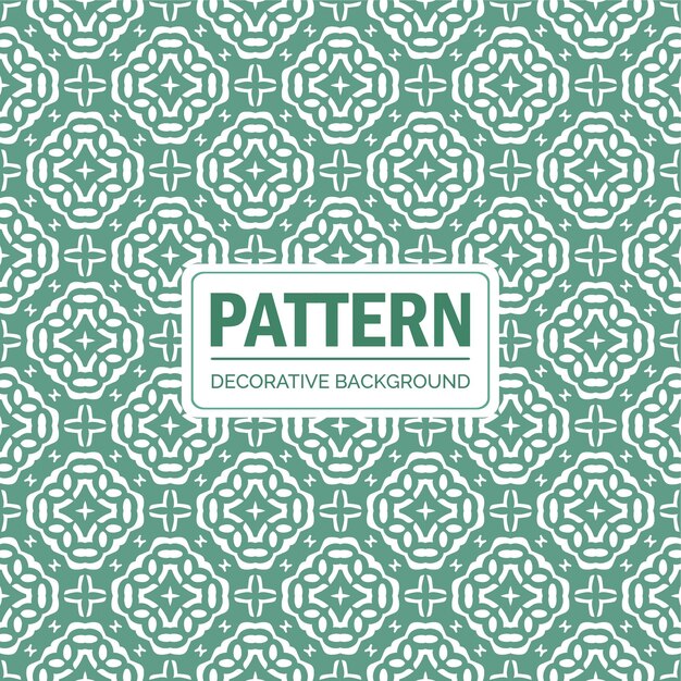 Estilo decorativo de diseño de patrones abstractos simples