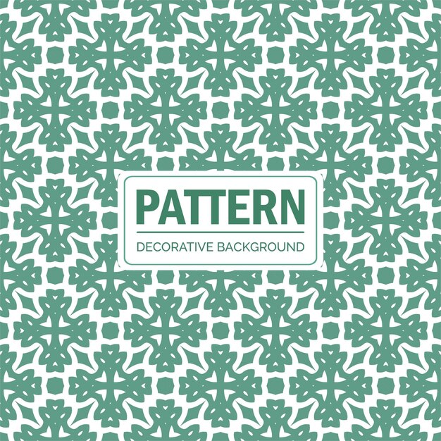 Estilo decorativo de diseño de patrones abstractos simples