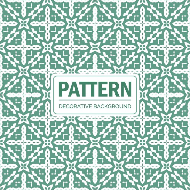 Estilo decorativo de diseño de patrones abstractos simples