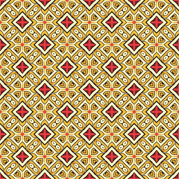Estilo decorativo de fondo con un hermoso patrón sin costuras