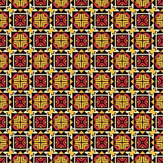 Estilo decorativo de fondo con un hermoso patrón sin costuras
