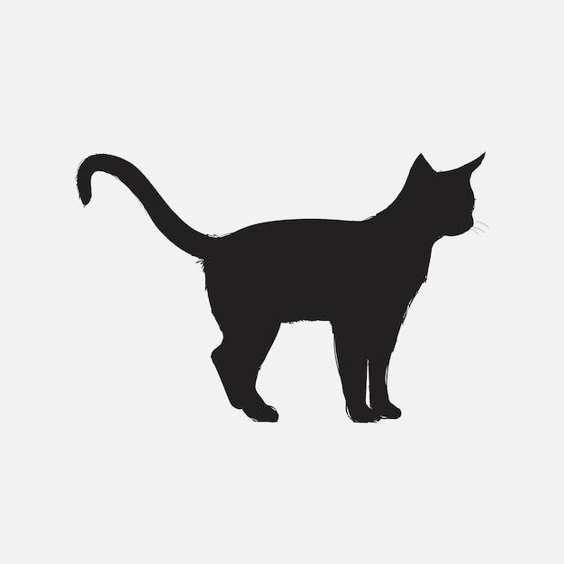 Estilo de dibujo de ilustración de gato