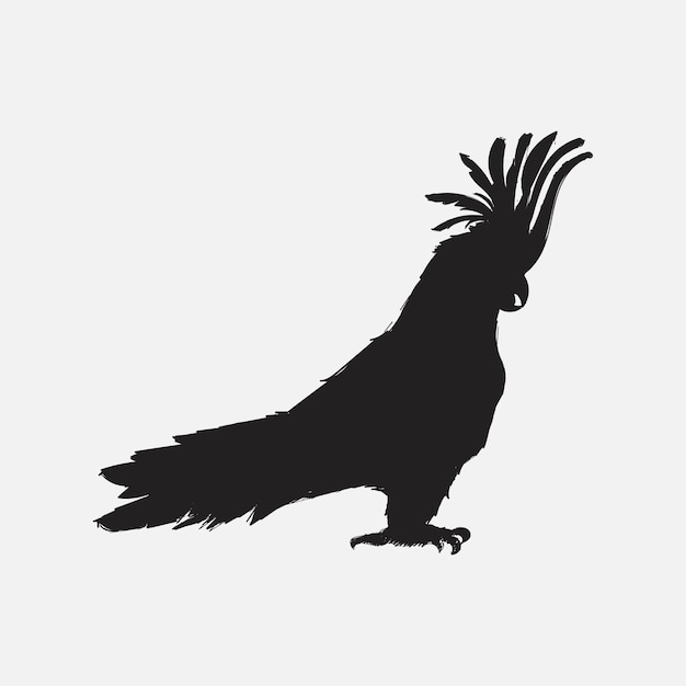 Estilo de dibujo de ilustración de loro