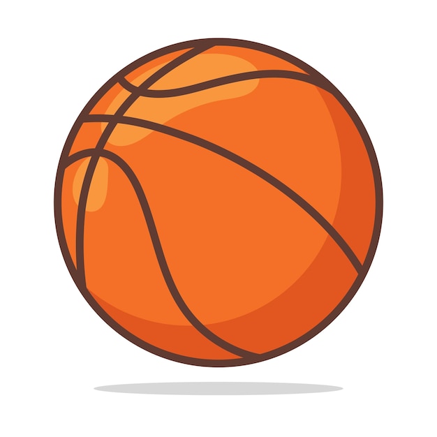 Estilo de dibujos animados de baloncesto
