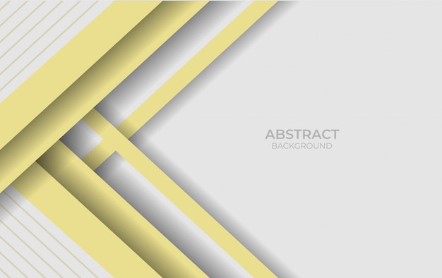 Estilo de diseño abstracto blanco y amarillo