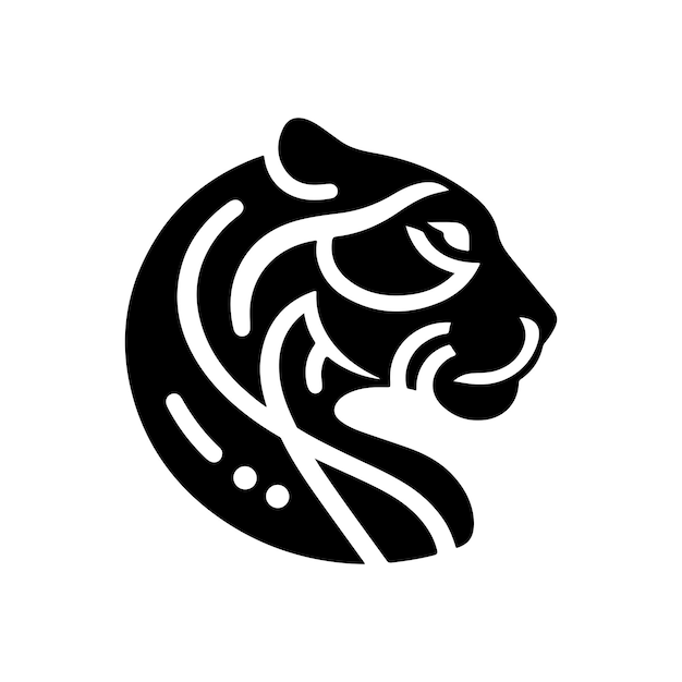 estilo de diseño de logotipo moderno de pantera