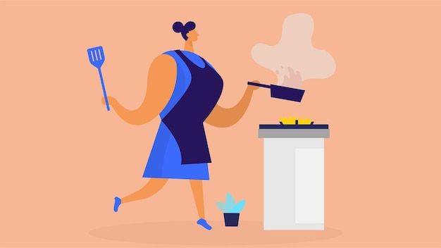 estilo de diseño plano de cocina de cocina