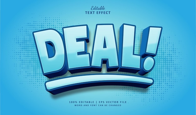 Estilo de efecto de texto de acuerdo Estilo de efecto de texto editable Mercadeo 3D