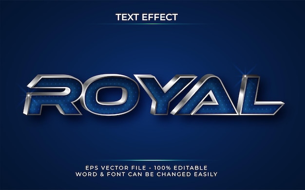 Estilo de efecto de texto real 3d Efecto de texto editable
