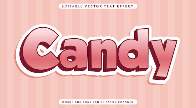 Estilo de efecto de texto totalmente editable