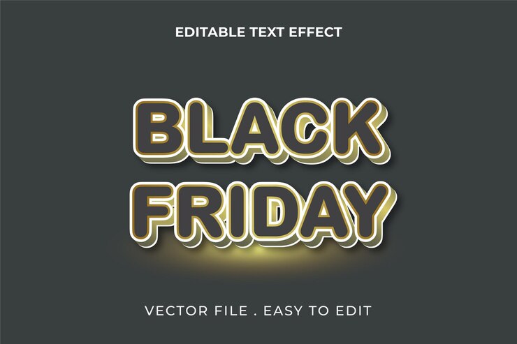 Vector estilo de efecto de texto vectorial editable en 3d o efecto de texto ziyex