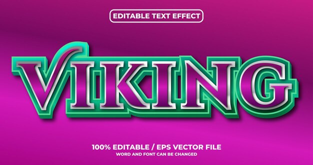 Estilo de efecto de texto vikingo