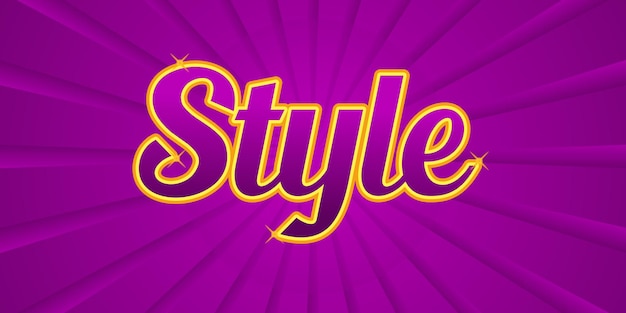 Estilo del efecto de texto