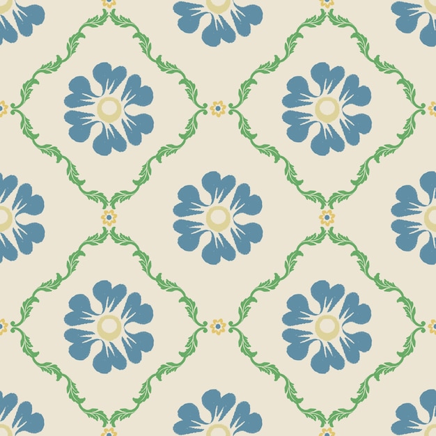 Estilo elegante de papel tapiz floral