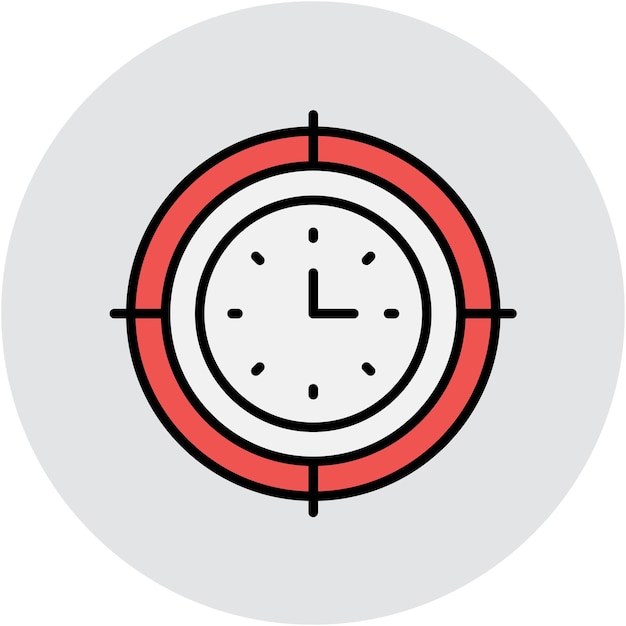 Estilo de enfoque de la ilustración vectorial