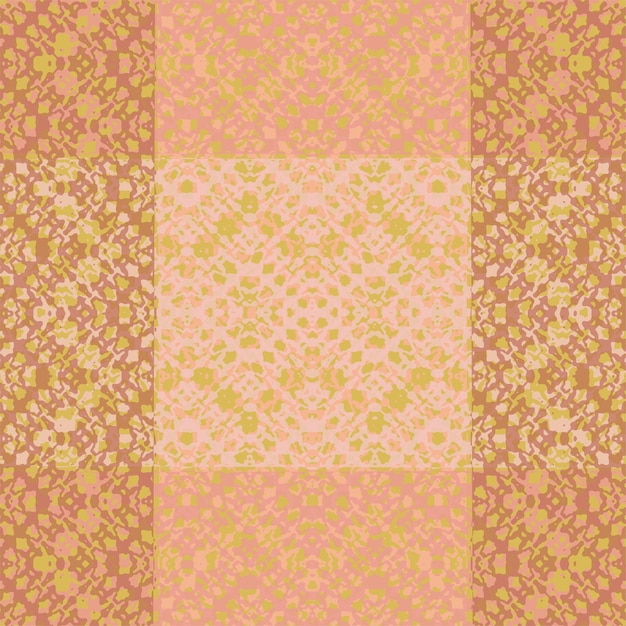 Estilo y estética retro años 60 y 70 rosa y beige.
